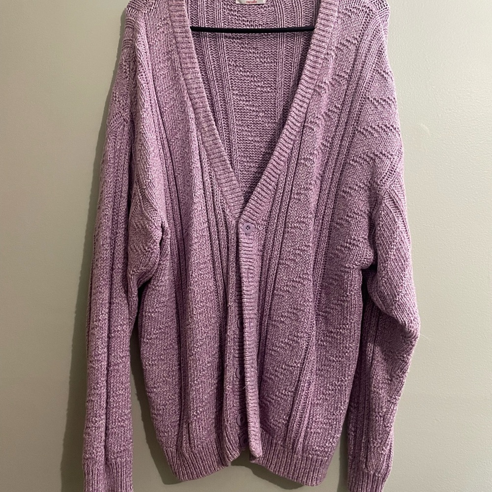 United Colors Of Benetton Lavender Knit Sweater